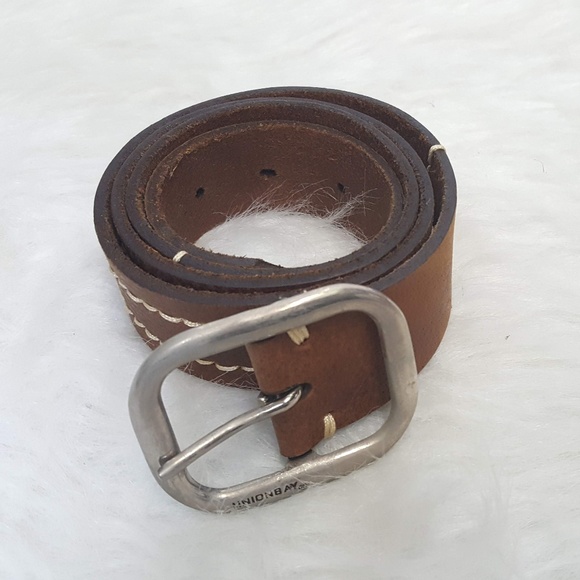 Unionbay Accessories - Unionbay Brown Genuine Leather Belt Size Large